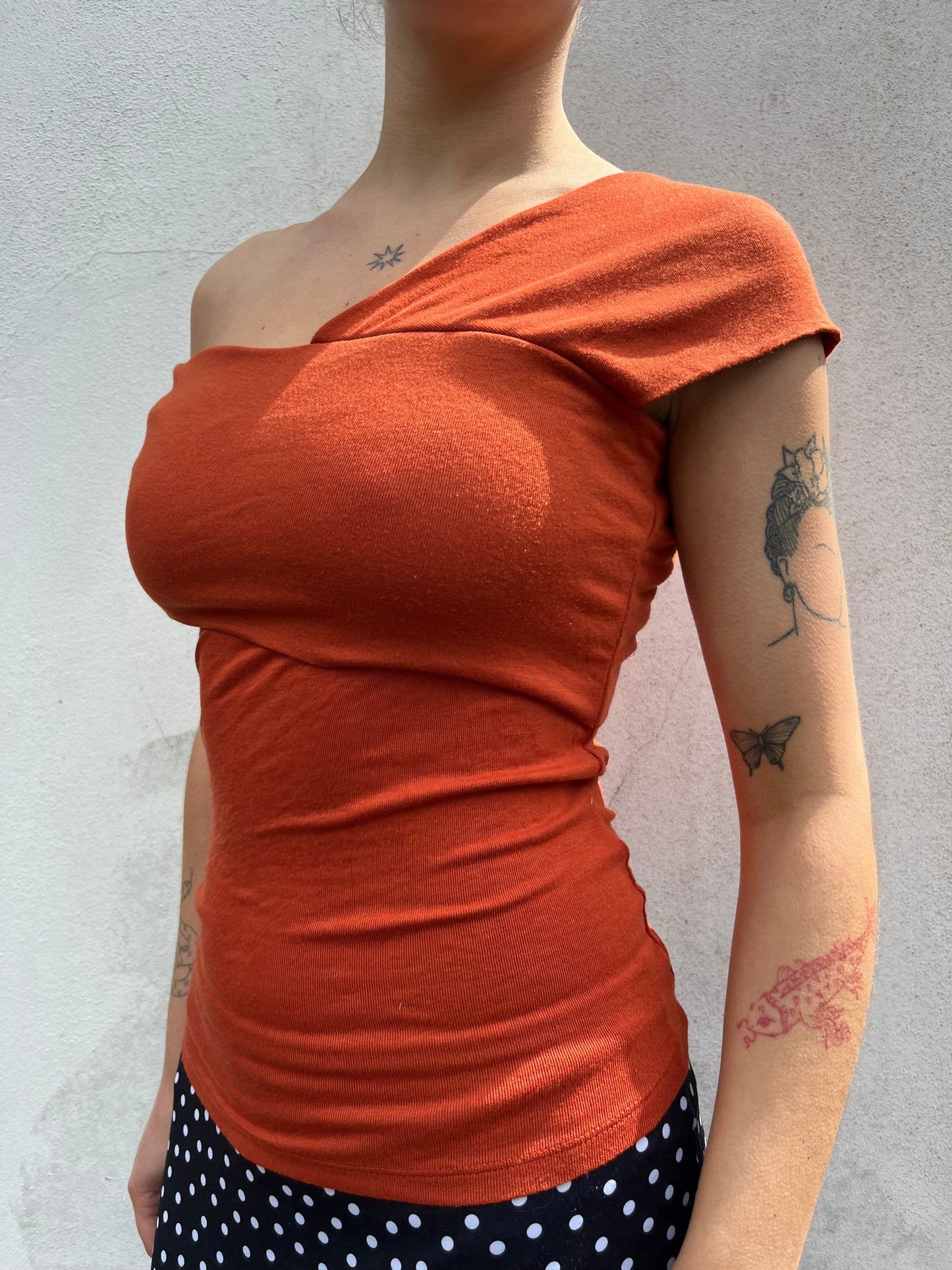 orange asymmetric top