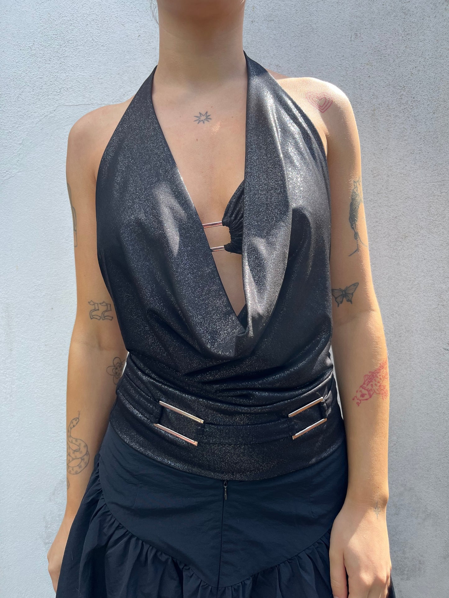 cowl neck top