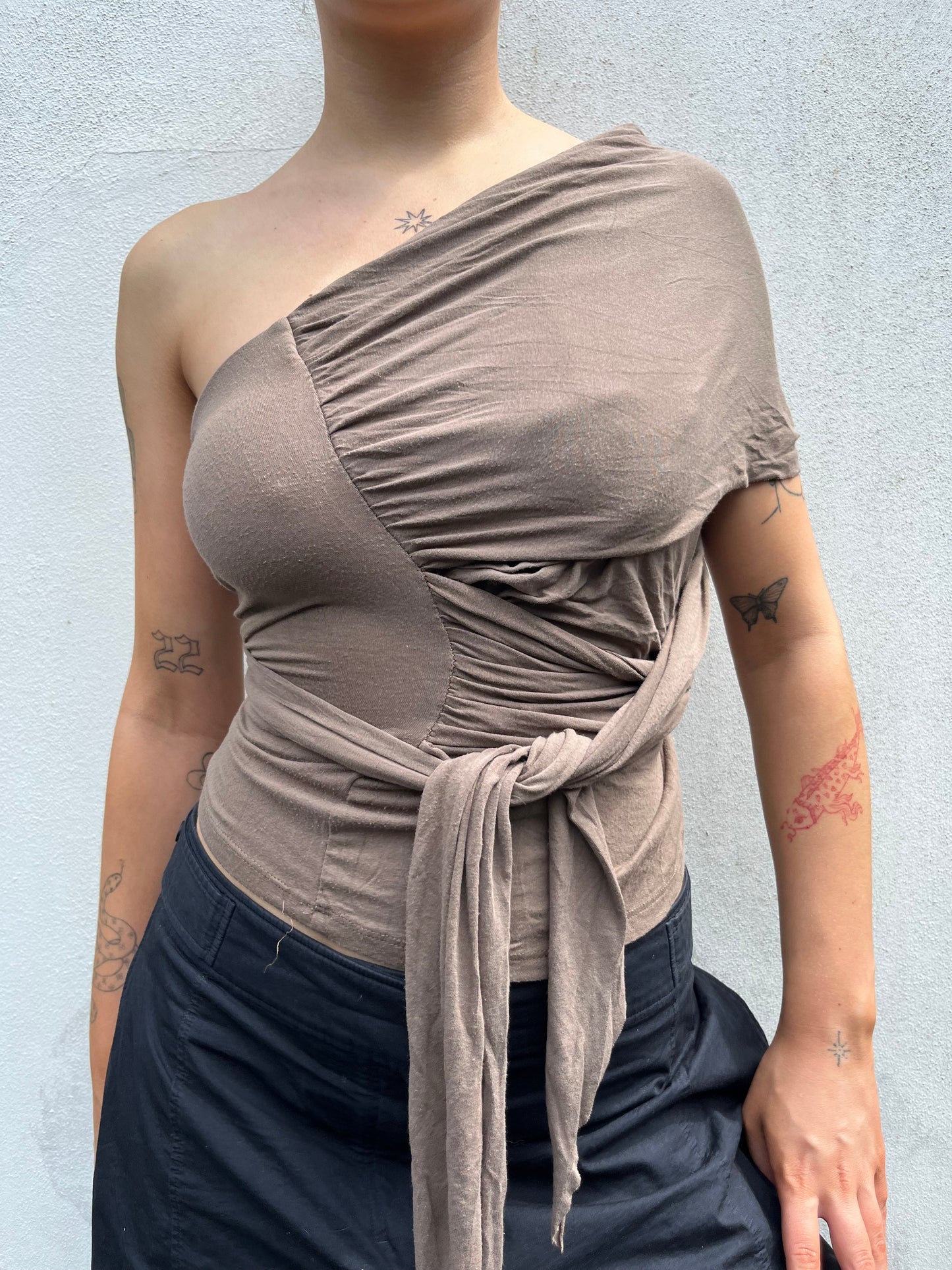 brown morgan de toi wrap top