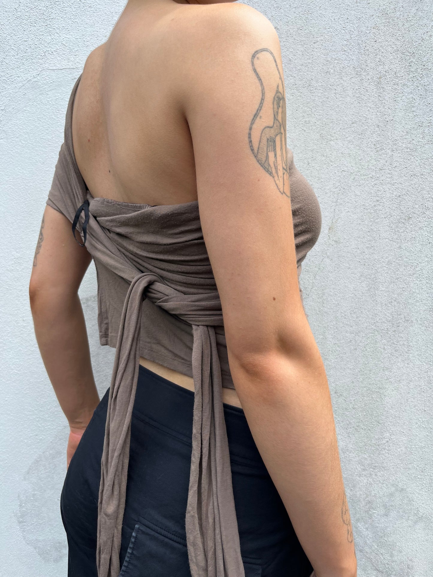 brown morgan de toi wrap top