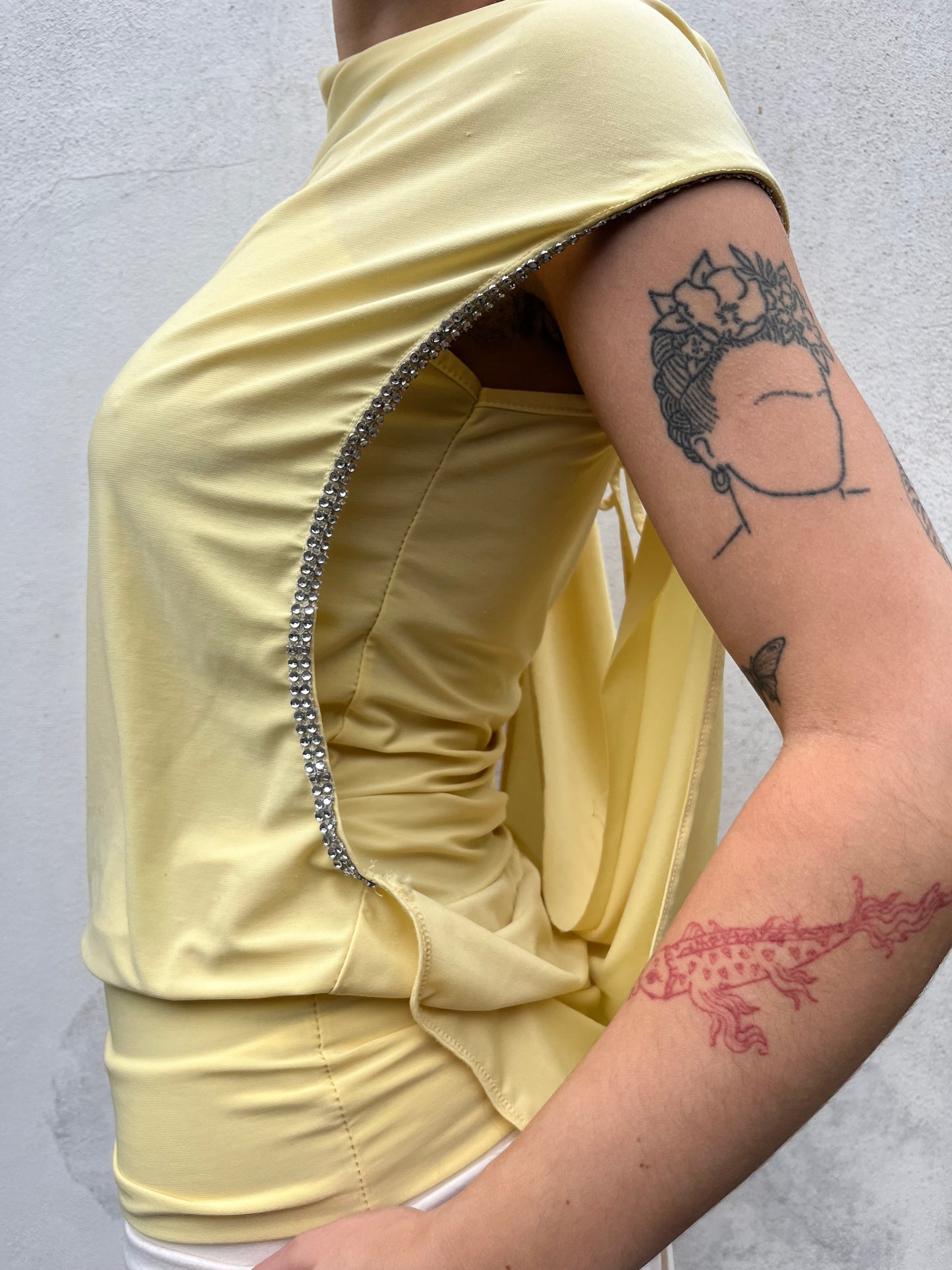 yellow slouchy top