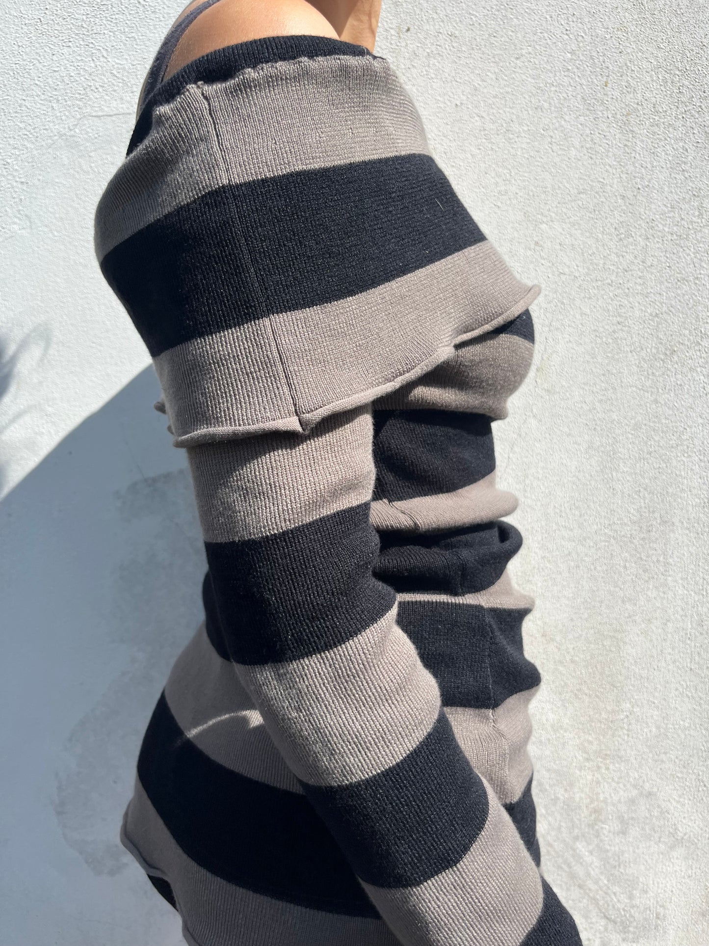 stripy long jumper