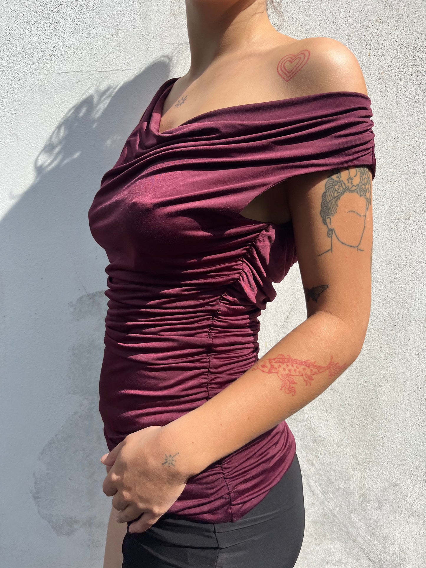 plum asymmetric top