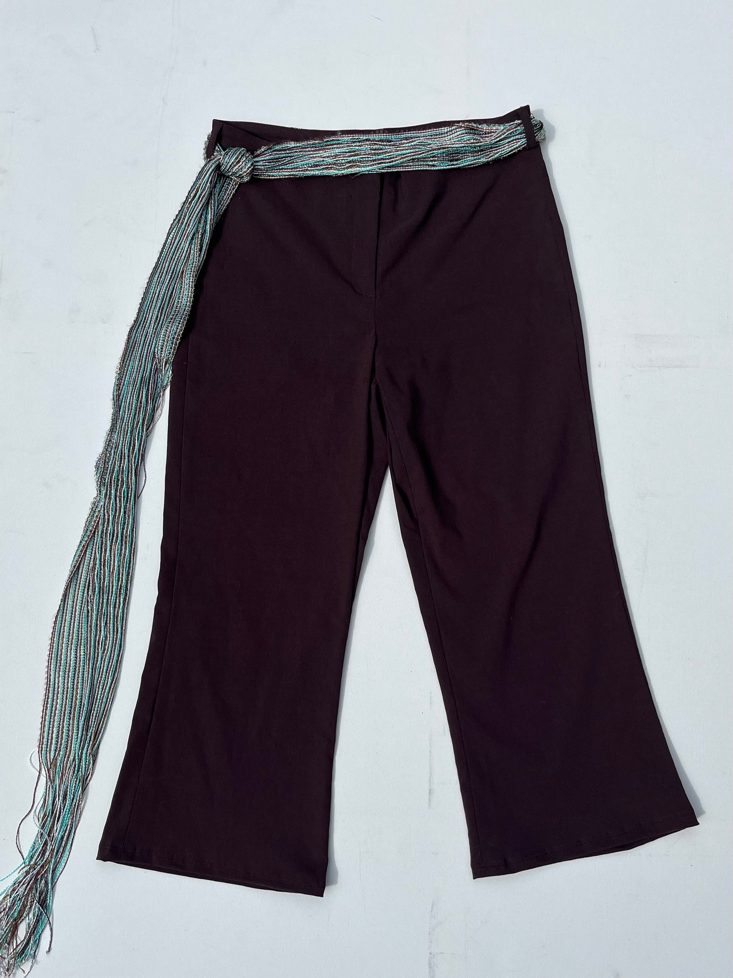 brown capris