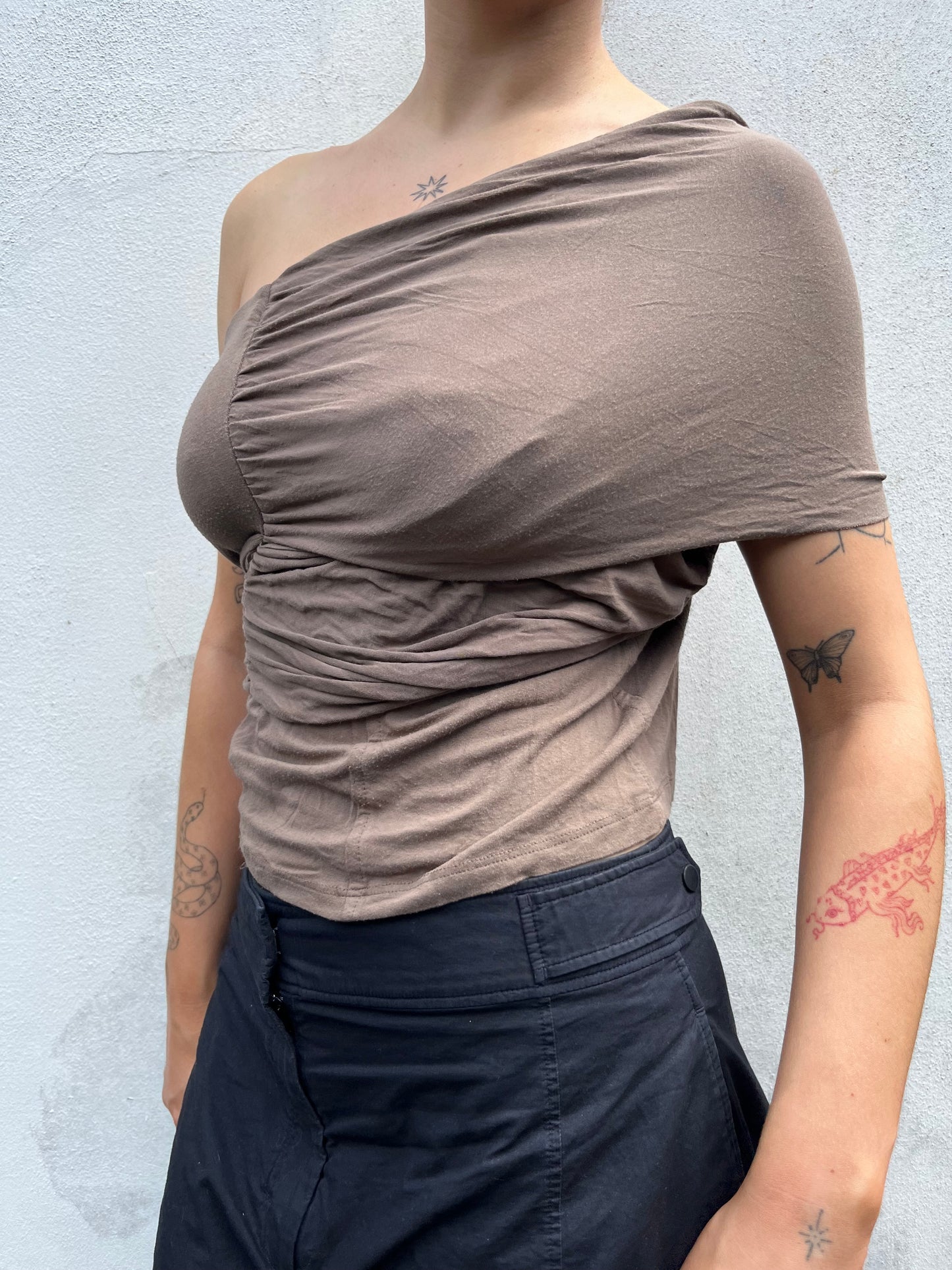 brown morgan de toi wrap top