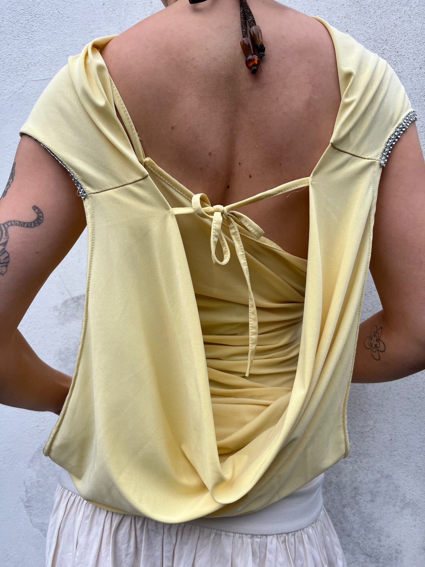 yellow slouchy top