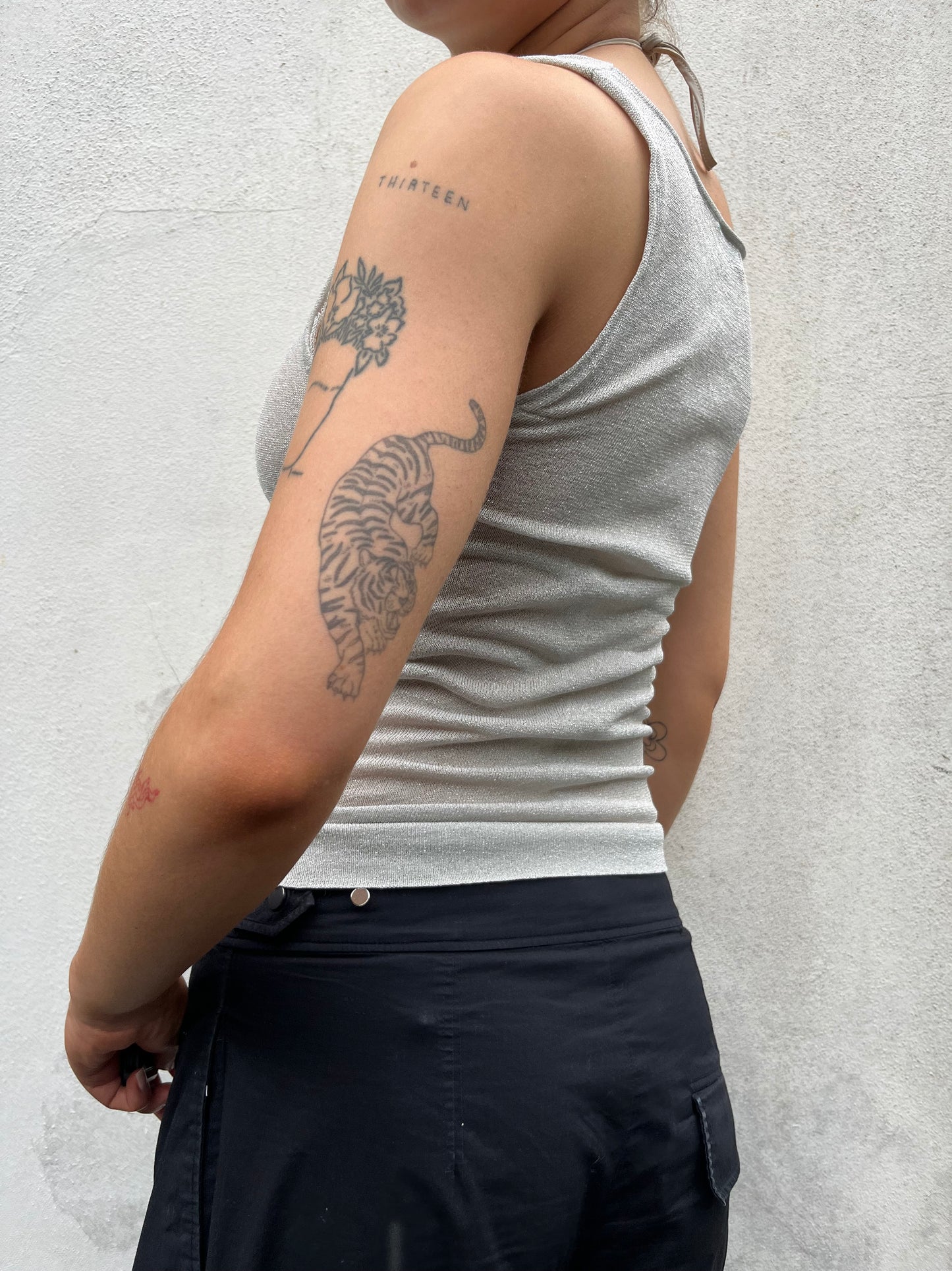 silver asymmetric top