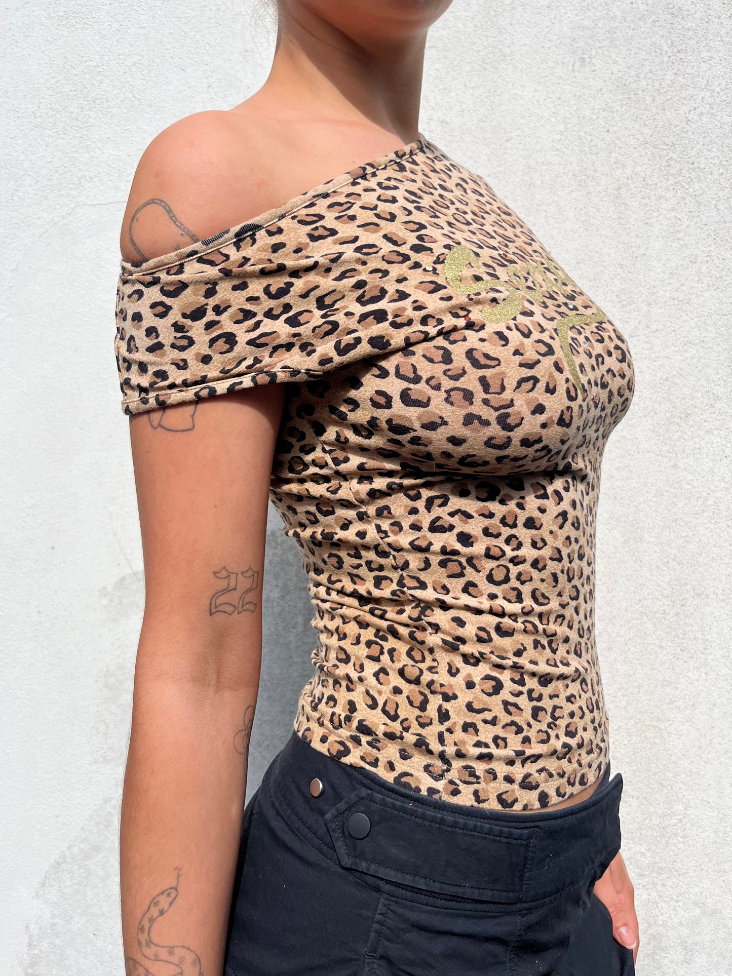 leopard asymmetric tank