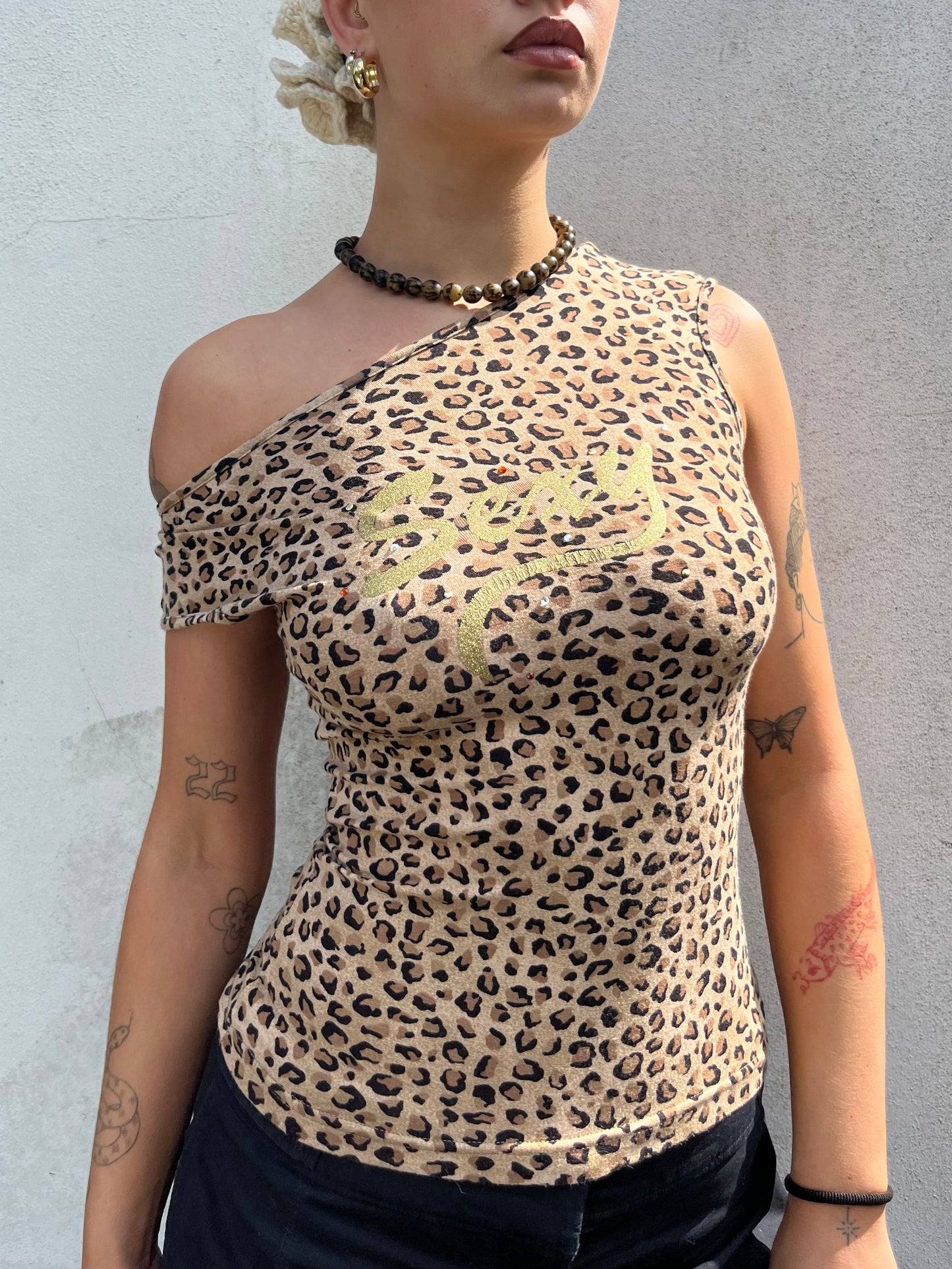 leopard asymmetric tank