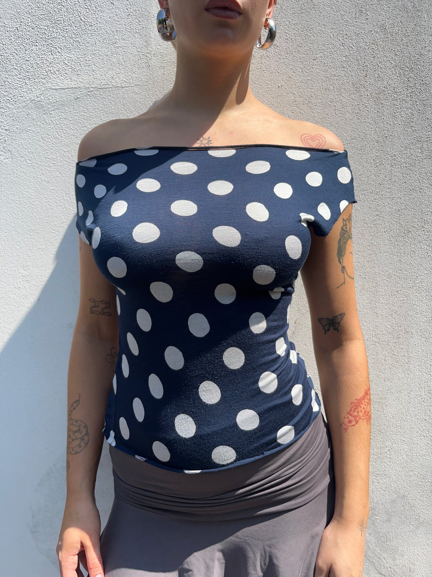 polka dot top