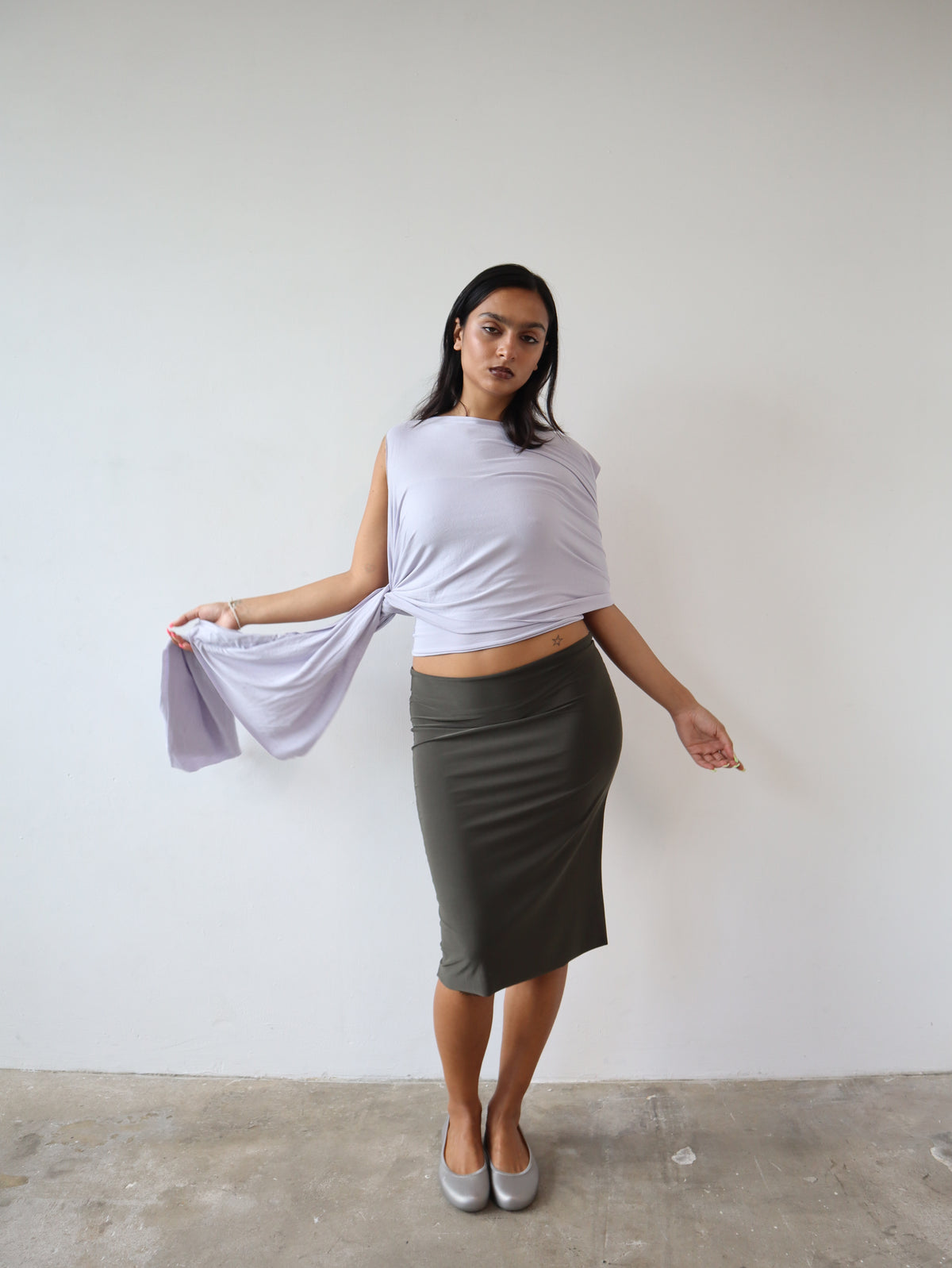 drape top in frost