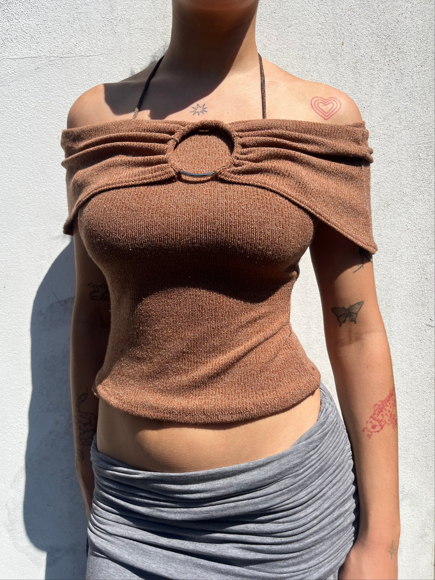 brown o ring top