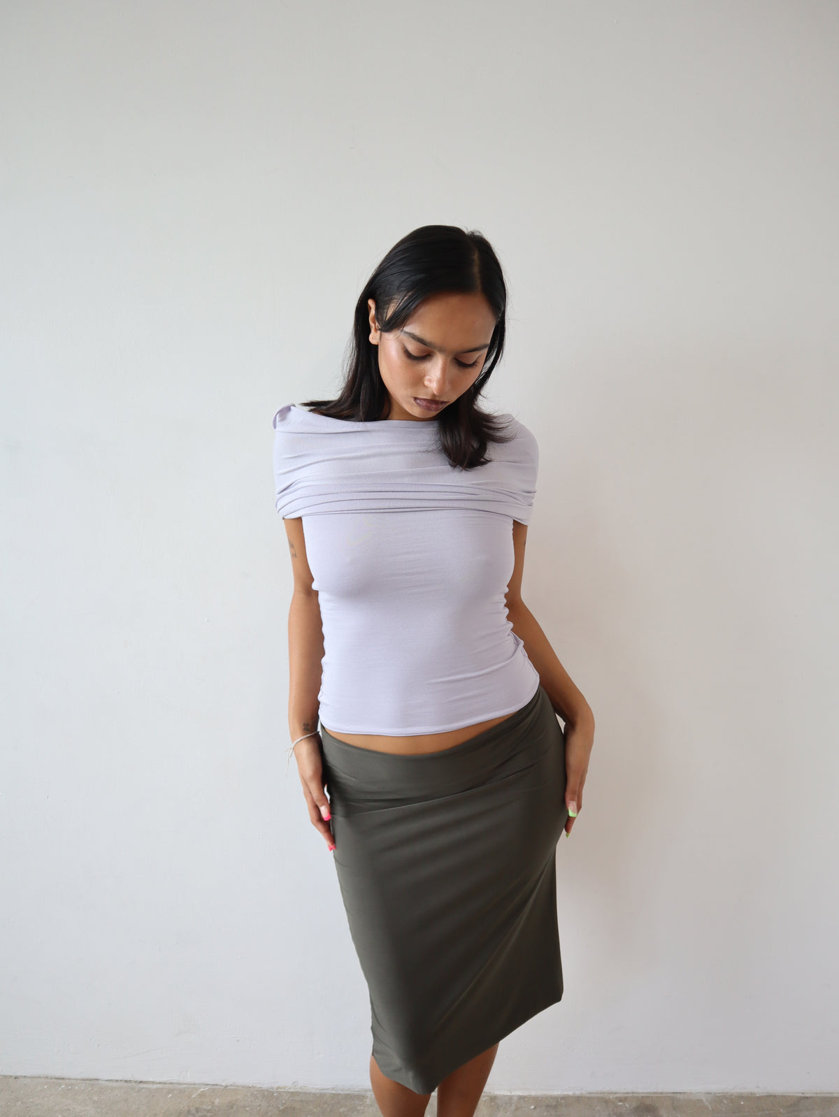 drape top in frost