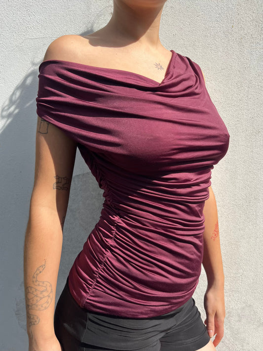 plum asymmetric top