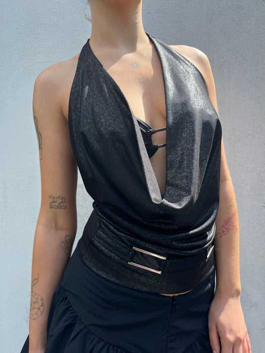 cowl neck top