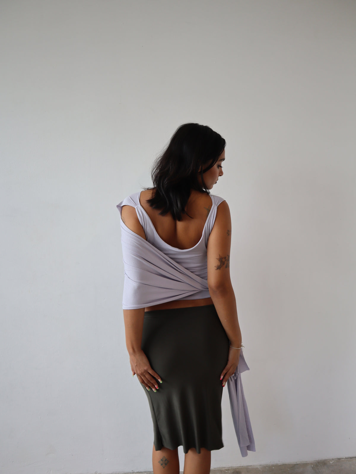 drape top in frost