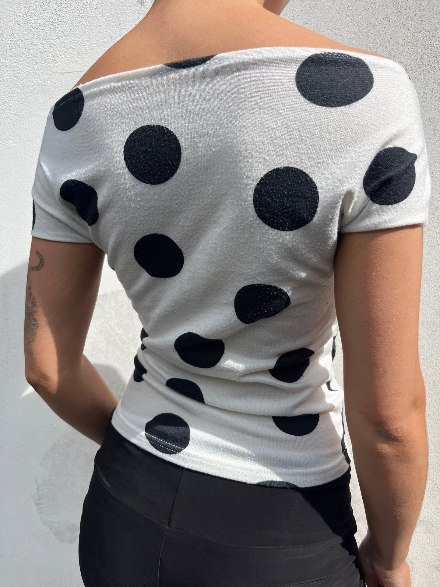 polka dot top