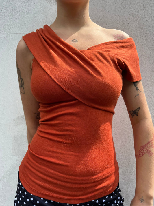 orange asymmetric top