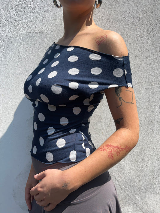 polka dot top