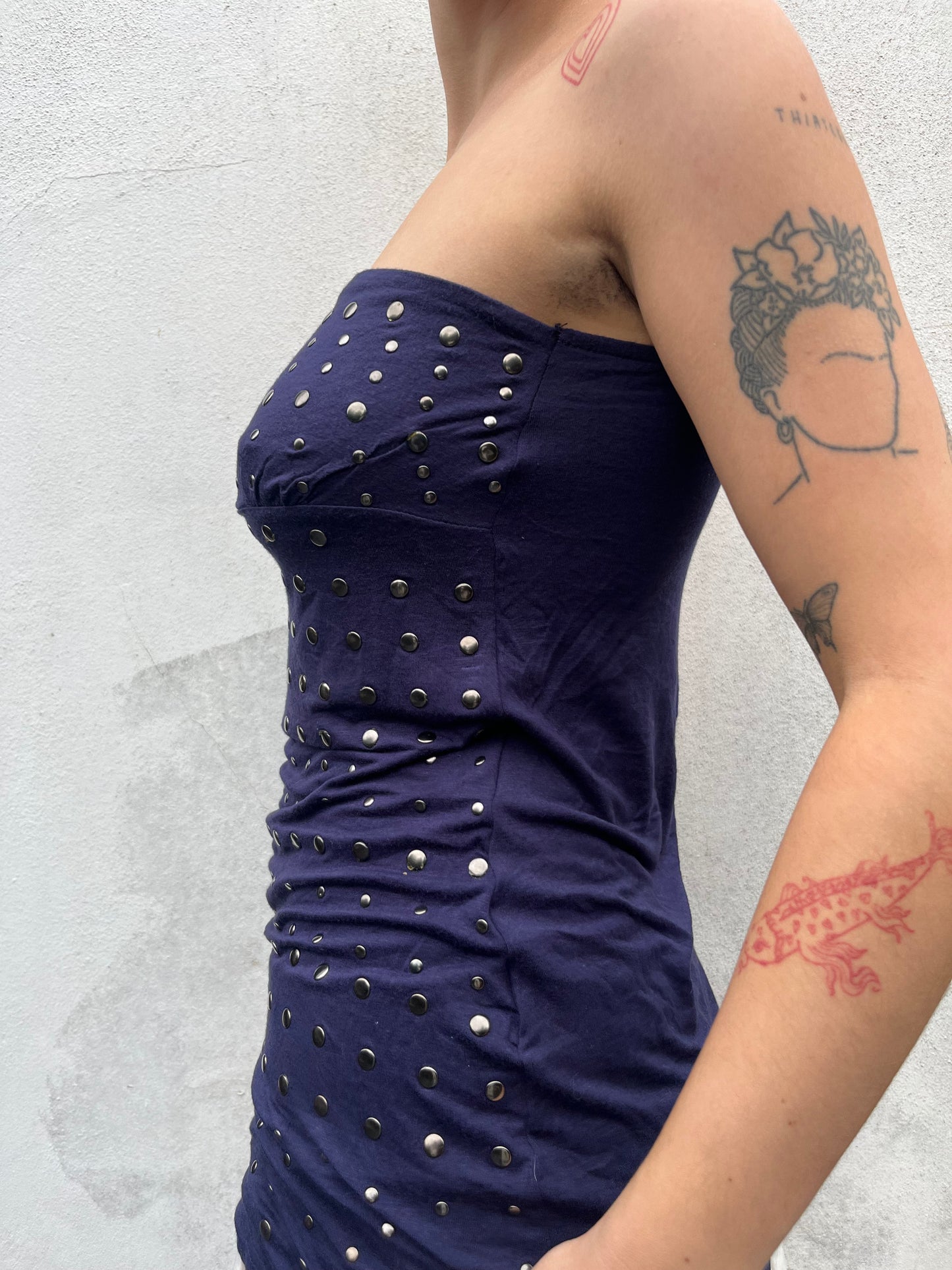 purple stud top