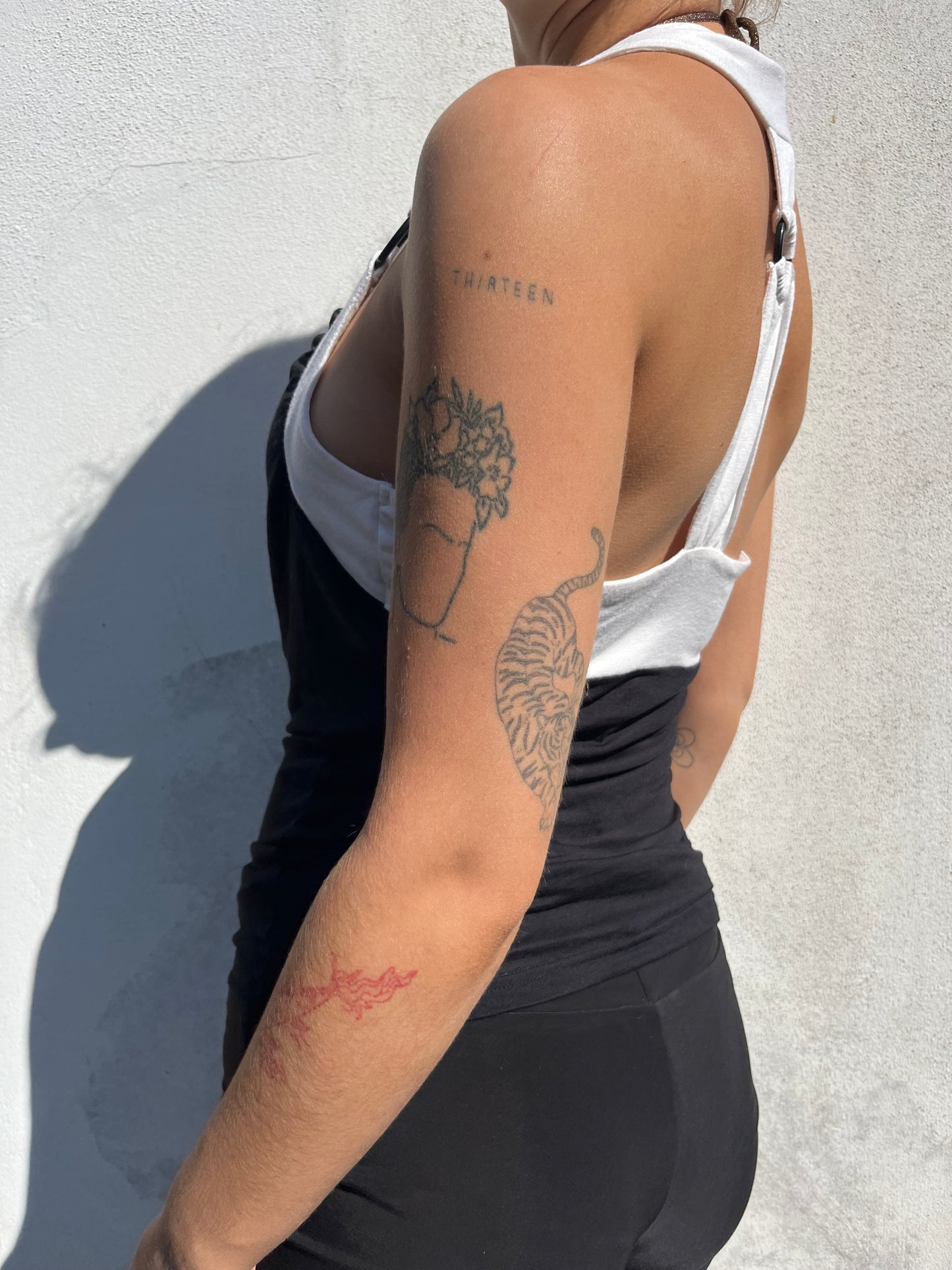 black and white halter neck top