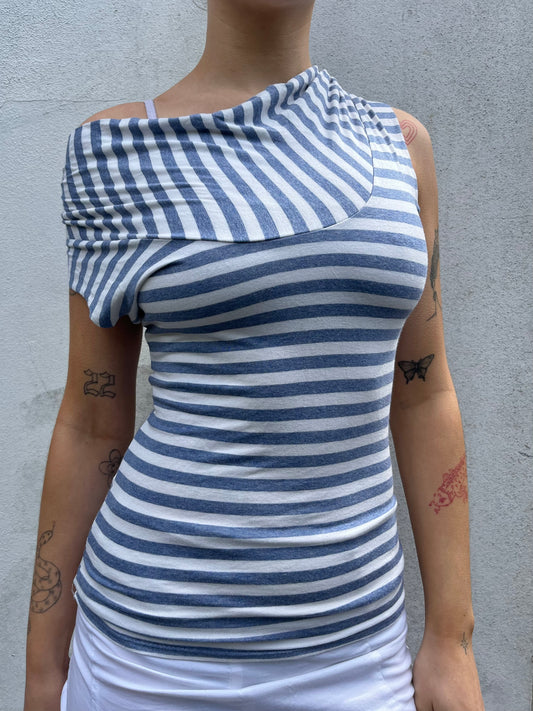 asymmetric stripy top