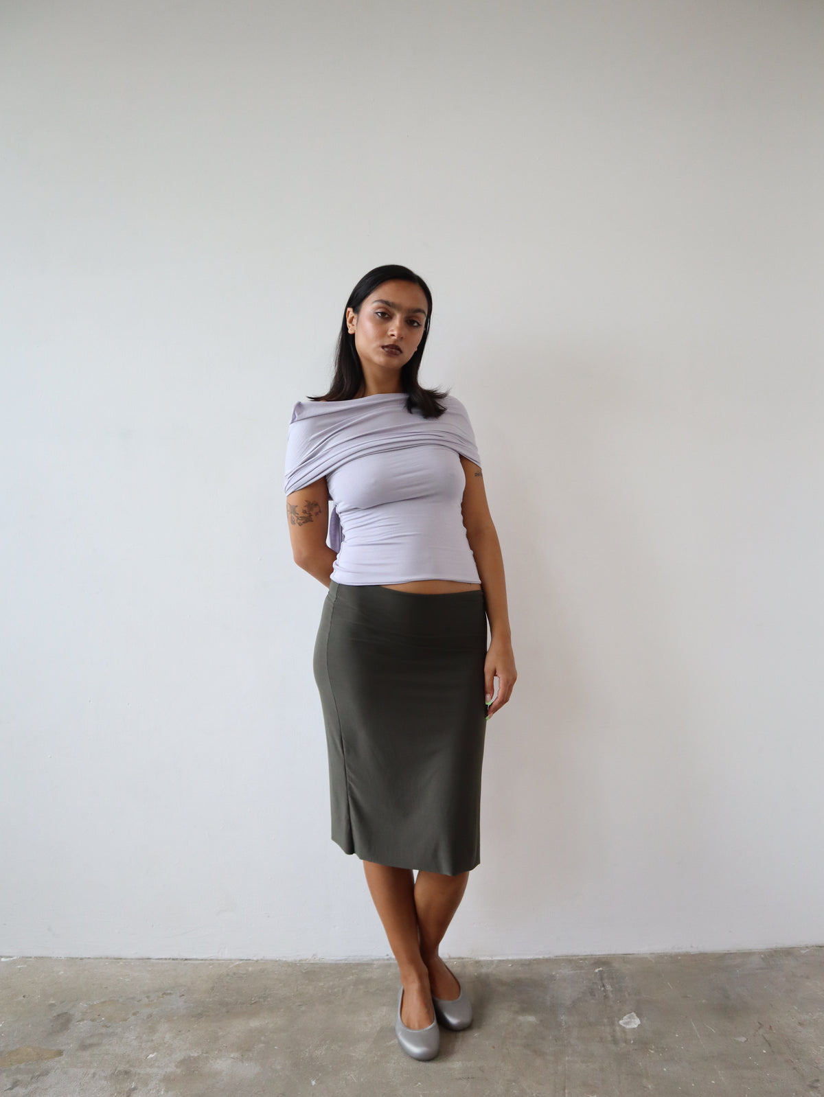 drape top in frost
