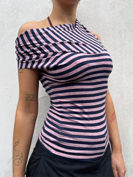 asymmetric stripy top