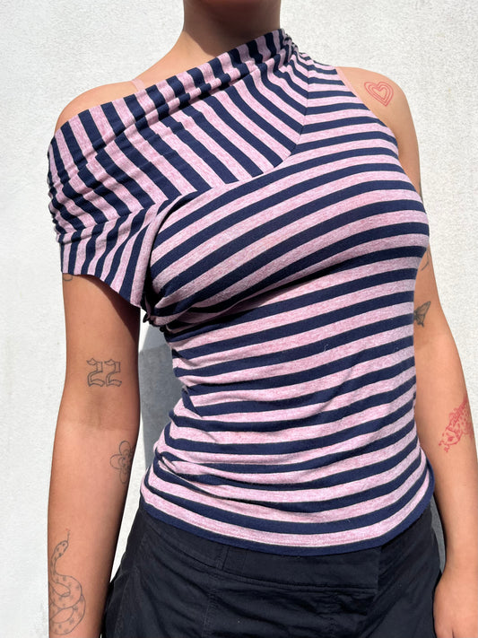 asymmetric stripy top